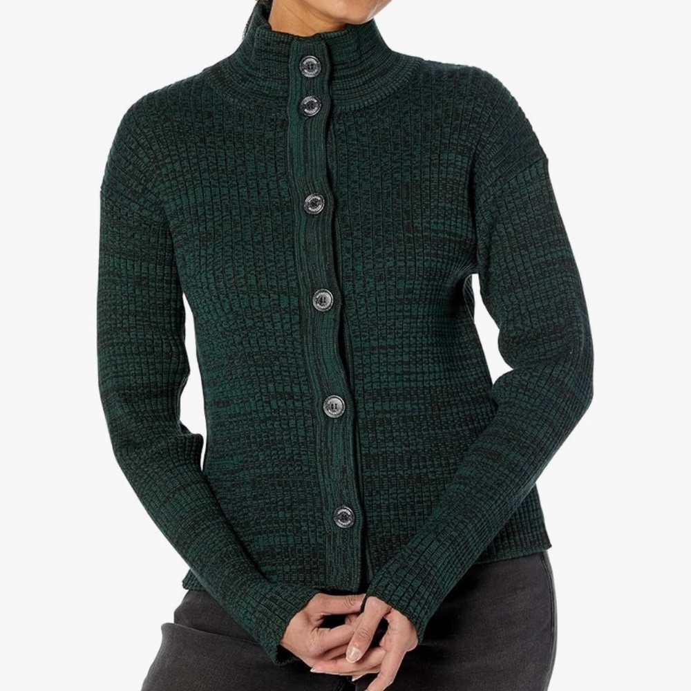 REVOLVE Monrow Women's Cosmo Rib Sweater Cardigan—M